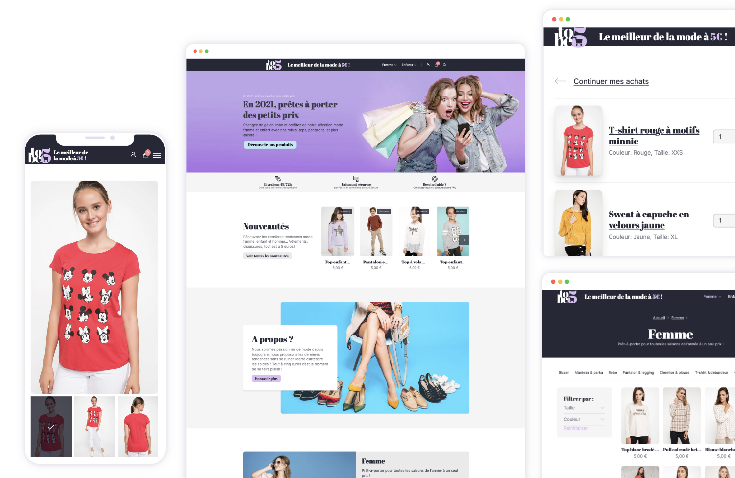 Tobe5 - création de site e-commerce